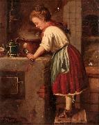 Gustave Moreau La jeune cuisiniere oil